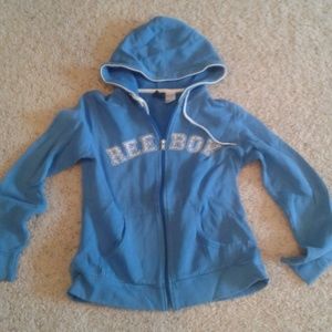 Blue Reebok sweatshirt